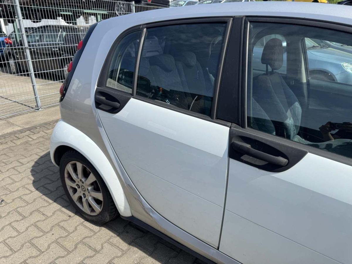 Smart ForFour 454 original T&uuml;r hinten rechts Ice White Rohbau Bj.2006
